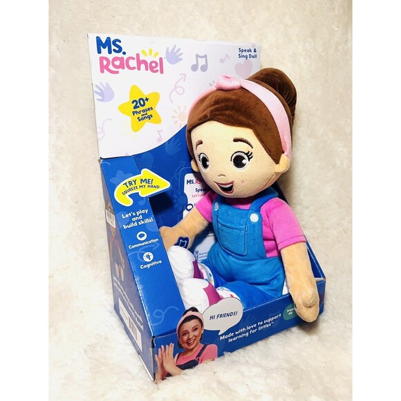 Ms. Rachel Speak & Sing Doll Touch-activated 16+ Signature Phrases - Picture 4 of 7